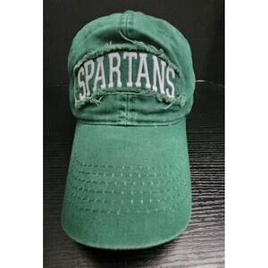 Michigan State‎ Spartans NCAA Signatures Distressed patch Dad strapback Hat Cap